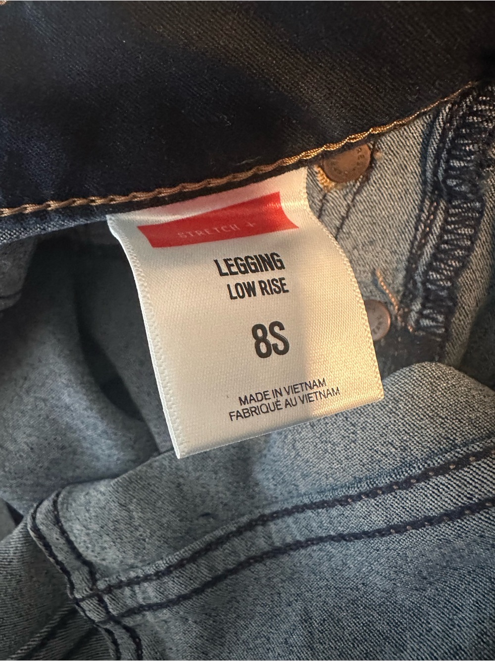 NWT Express Low Rise Dark Wash Skinny Legging Jeans - Picture 4 of 8